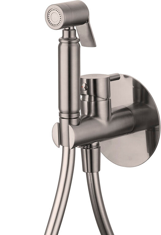 BIDE EMPOTRADO NICKEL CEPILLADO ROUND