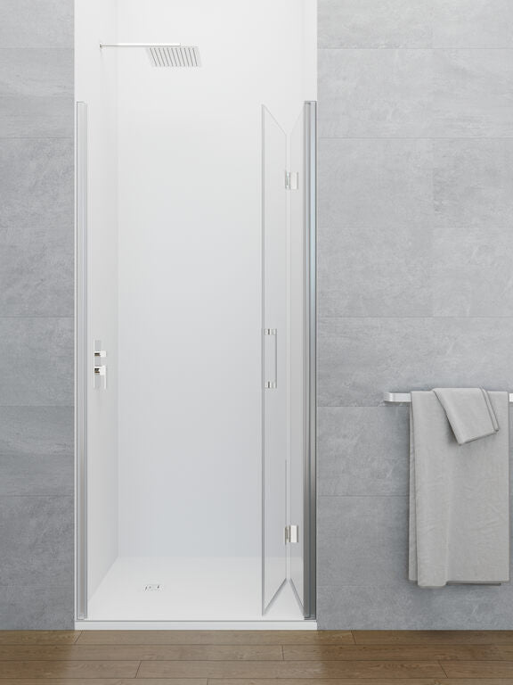 MAMPARA GLASS PLEGABLE C2 1F1P TP CR 105 (50+50) & MAMPARA GLASS PLEGABLE C2 1F1P TP CR 65 (30+30)