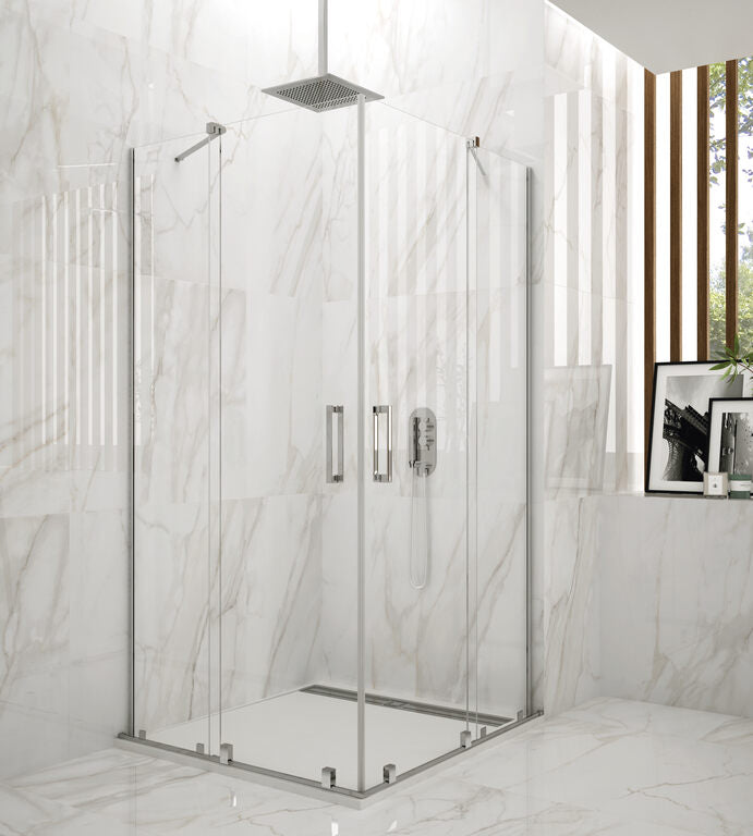 MAMPARA VITRO ANGULAR TP CR 70X70 & MAMPARA VITRO ANGULAR TP CR 75X75