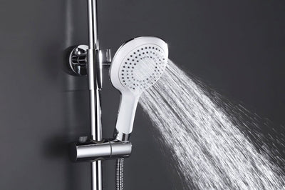 BLANCO/CROMO / DUCHA MONOMANDO