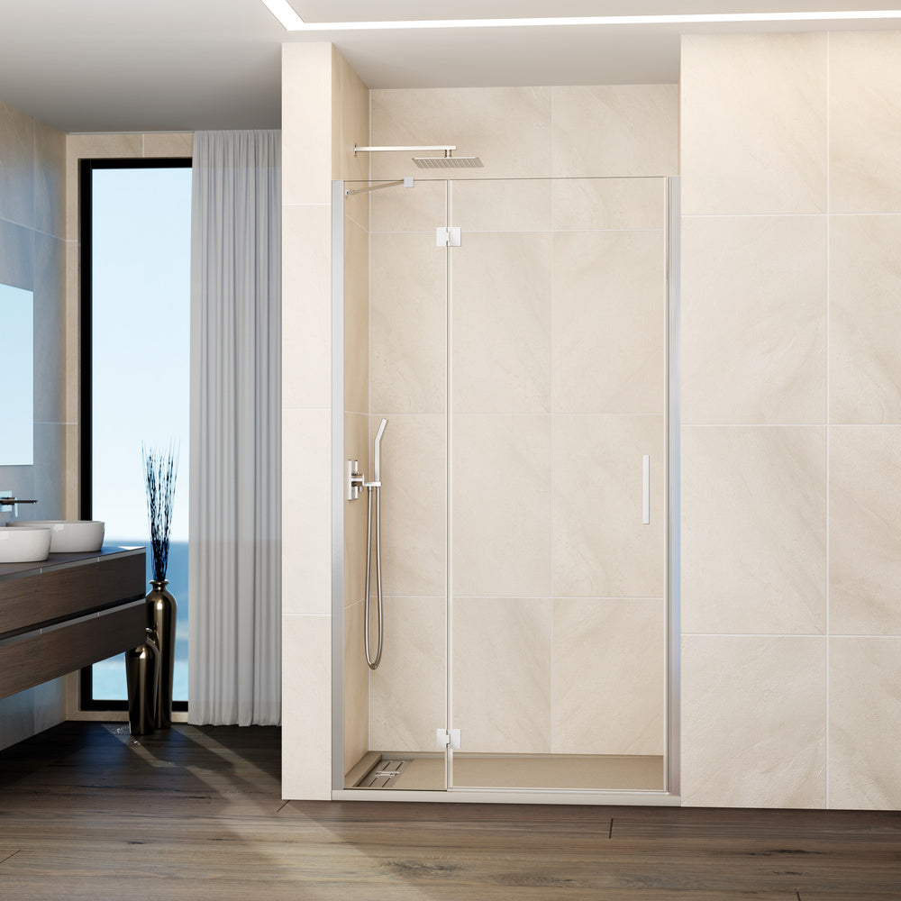 GLASS D FIJO + PUERTA C/CIERRE PERFIL